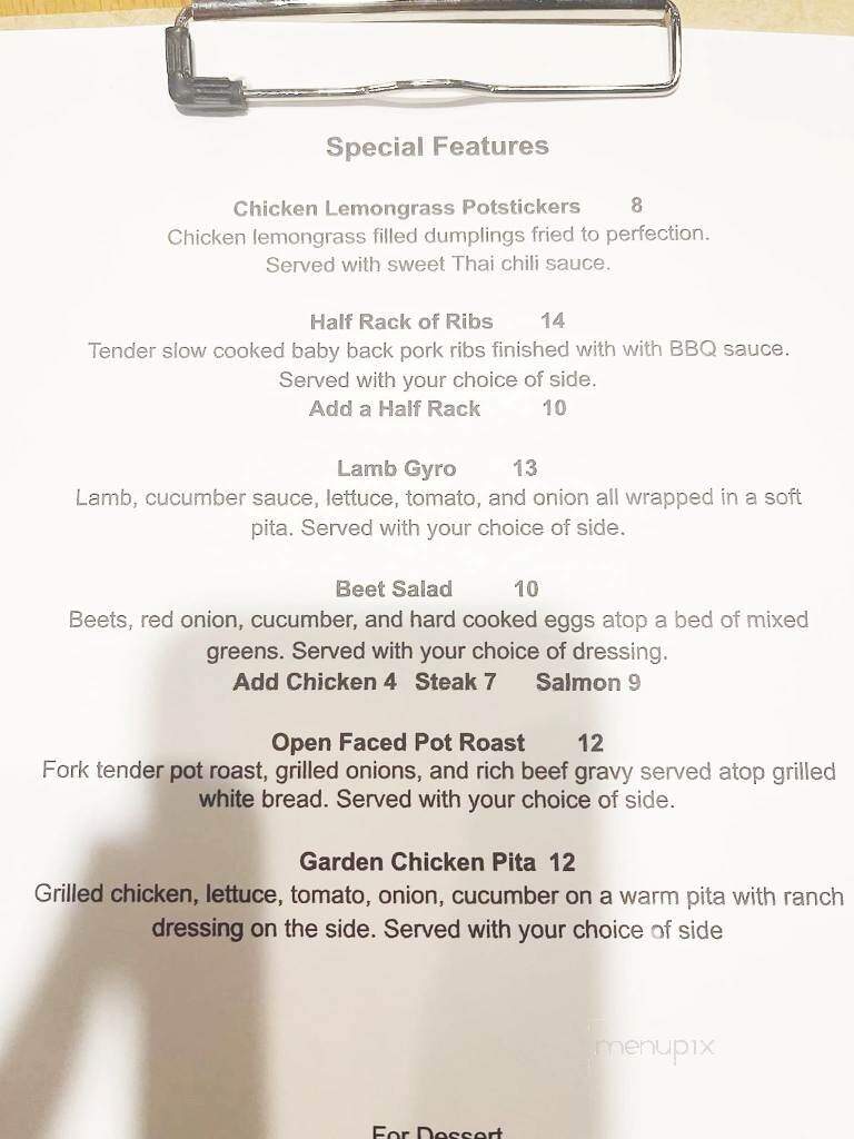 Broad Street Grille - Grove City, PA menu_pic