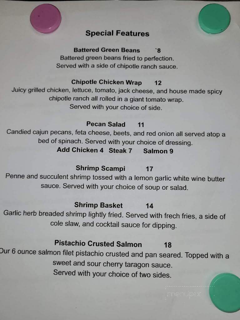 Broad Street Grille - Grove City, PA menu_pic