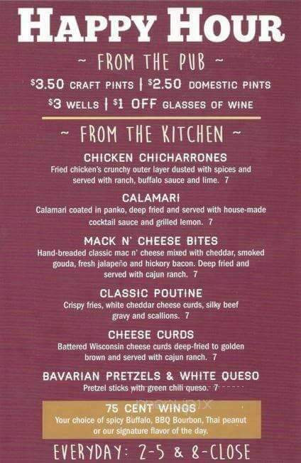 MacKenzie River Pizza, Grill & Pub - Kalispell, MT menu_pic