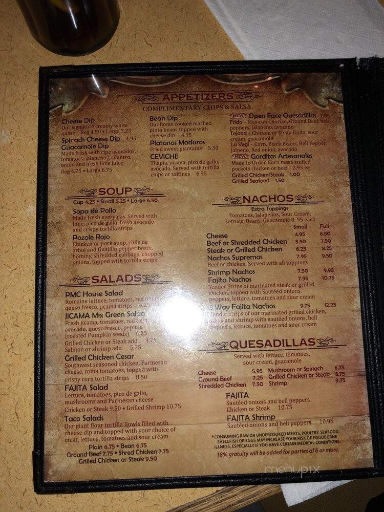 Pueblos - Cumming, GA menu_pic