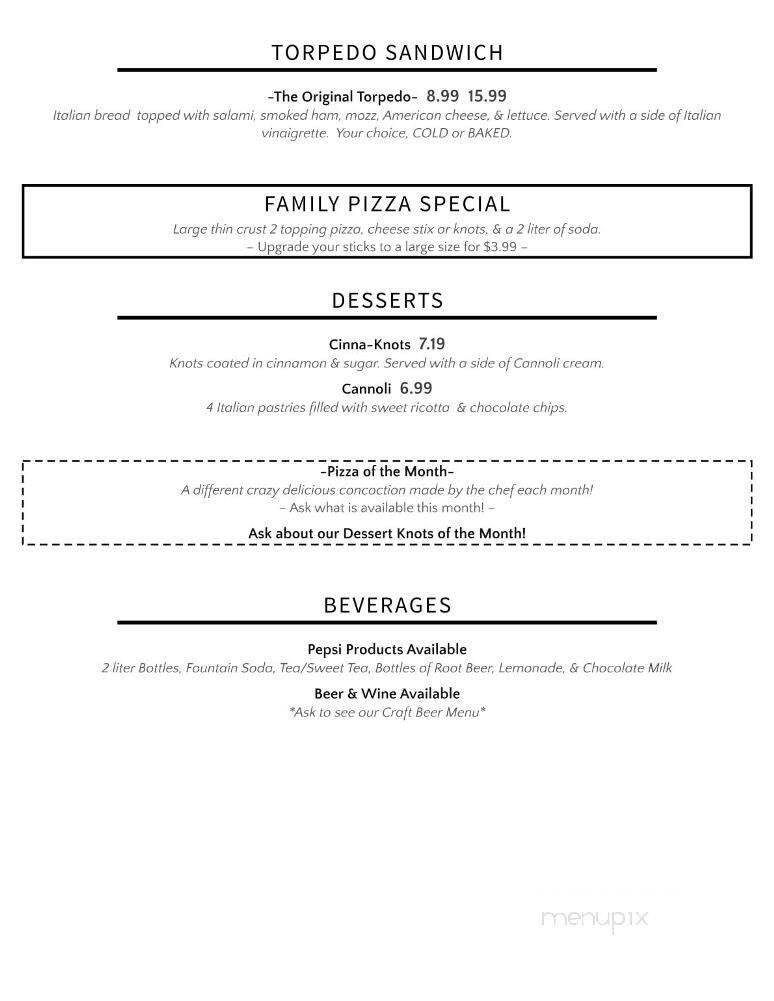 The Greathouse Of Pizza - Casey, IL menu_pic