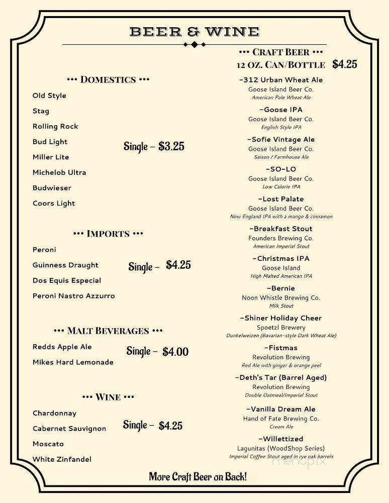 The Greathouse Of Pizza - Casey, IL menu_pic