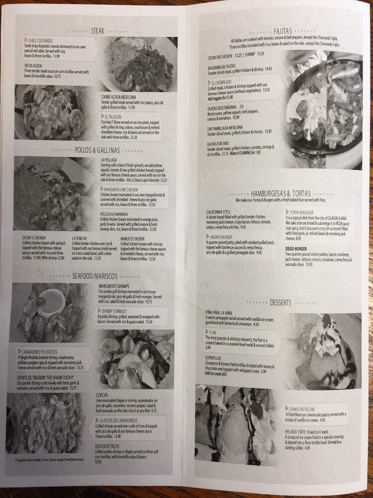 Bugambilias - Buffalo, MN menu_pic