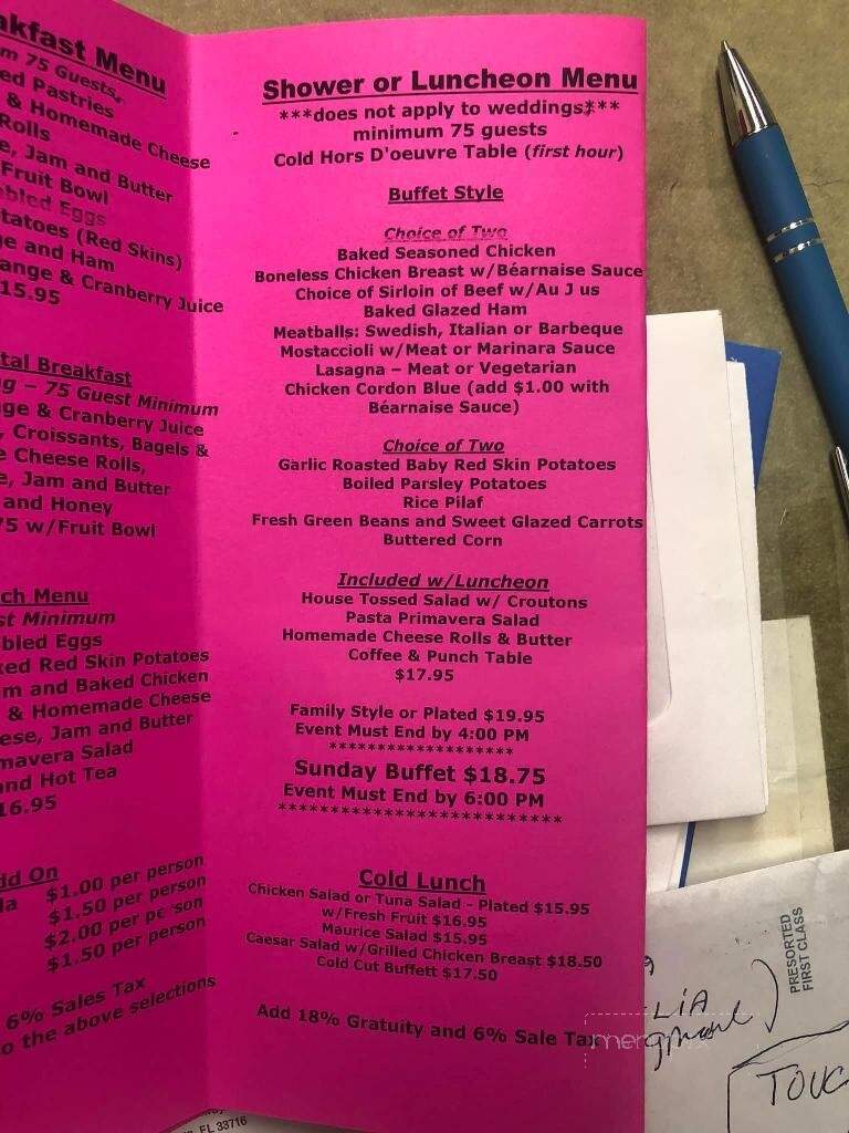 Vassel's Catering & Banquet - Southfield, MI menu_pic