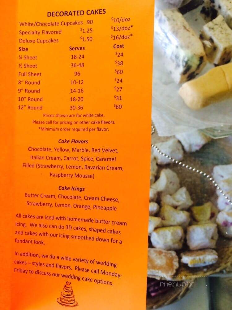 Village Bakery - Knoxville, TN menu_pic