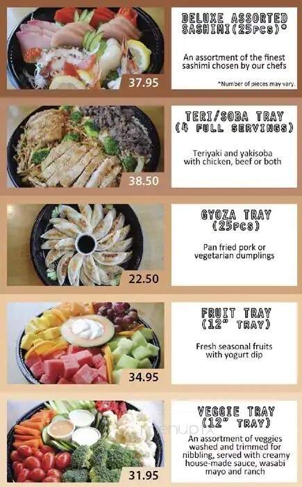 Umami Sushi - Cloverdale, BC menu_pic