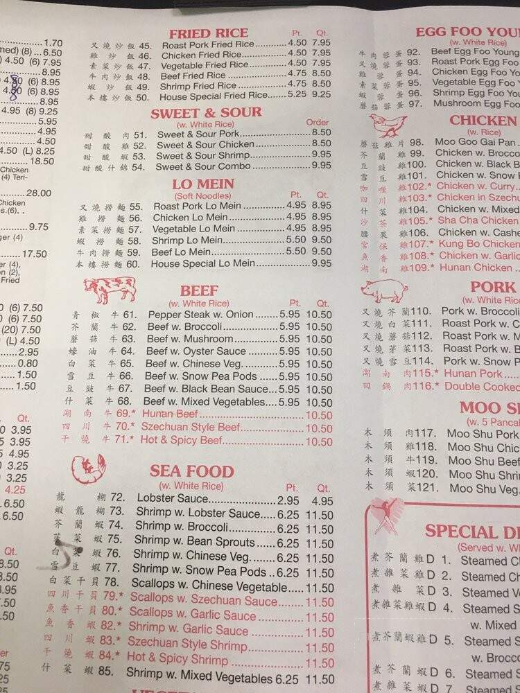 Tang Chinese Restaurant - Palmer, MA
