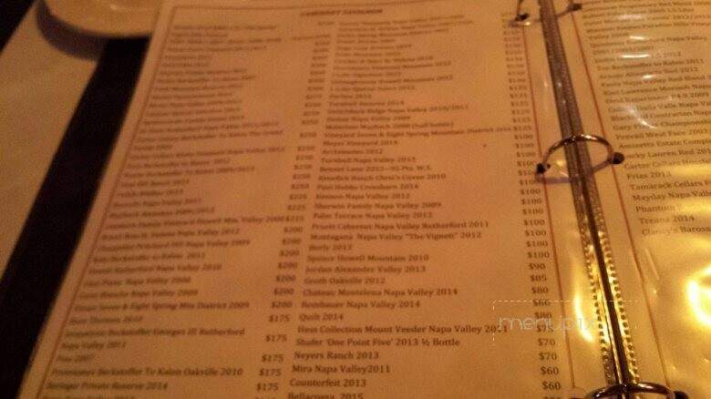 Calvert's Restaurant - Augusta, GA menu_pic