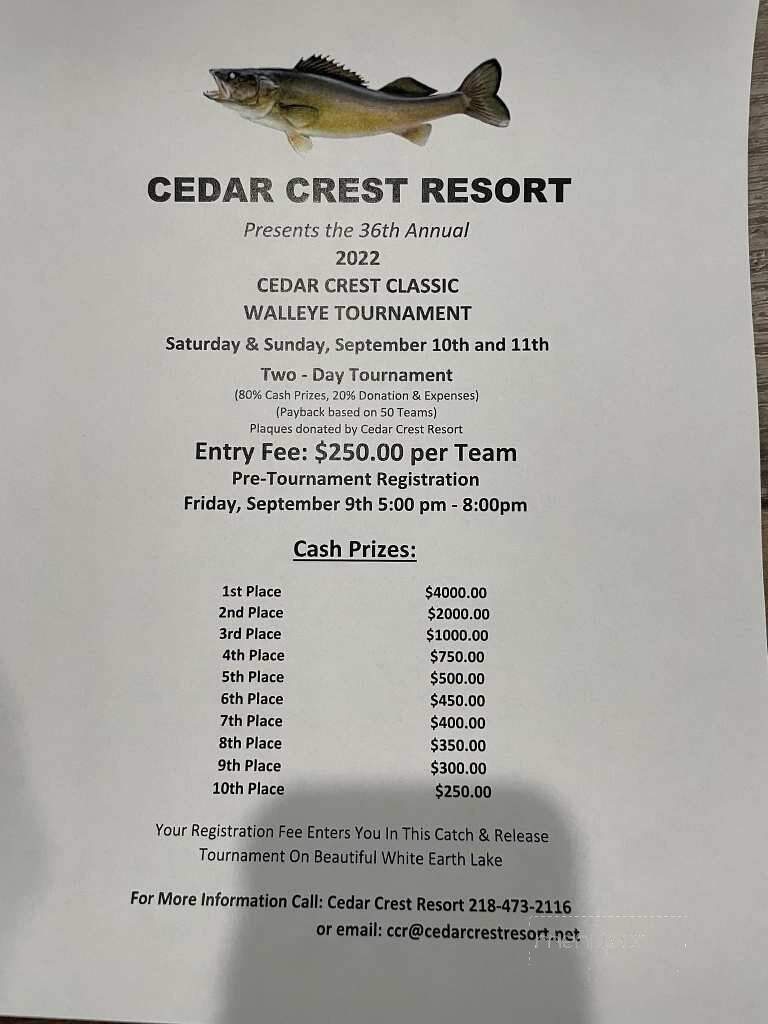 Cedar Crest Resort - Waubun, MN