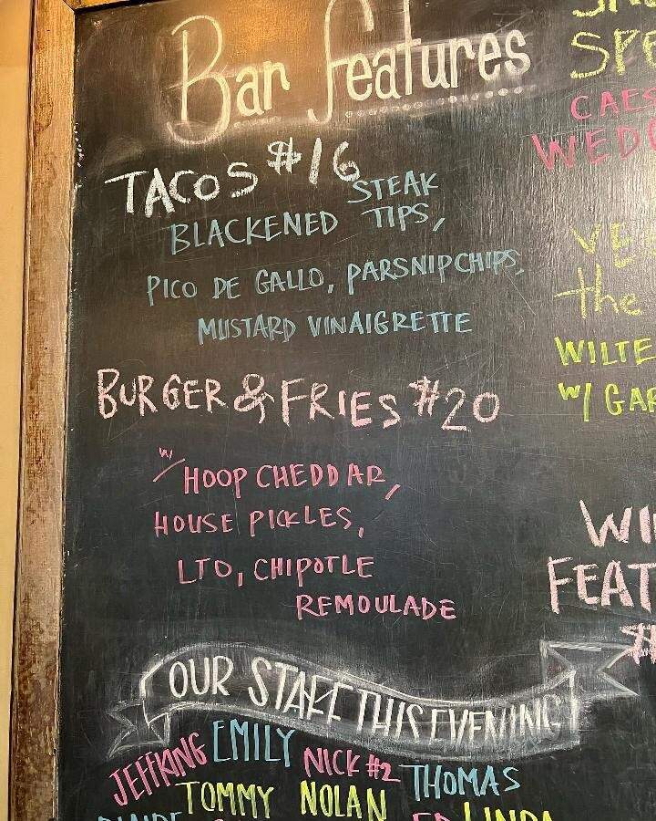 Elliott's On Linden - Pinehurst, NC menu_pic