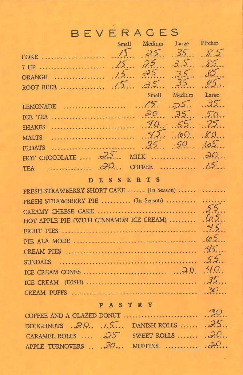 Baker Boy Bake Shop Inc - Dickinson, ND menu_pic