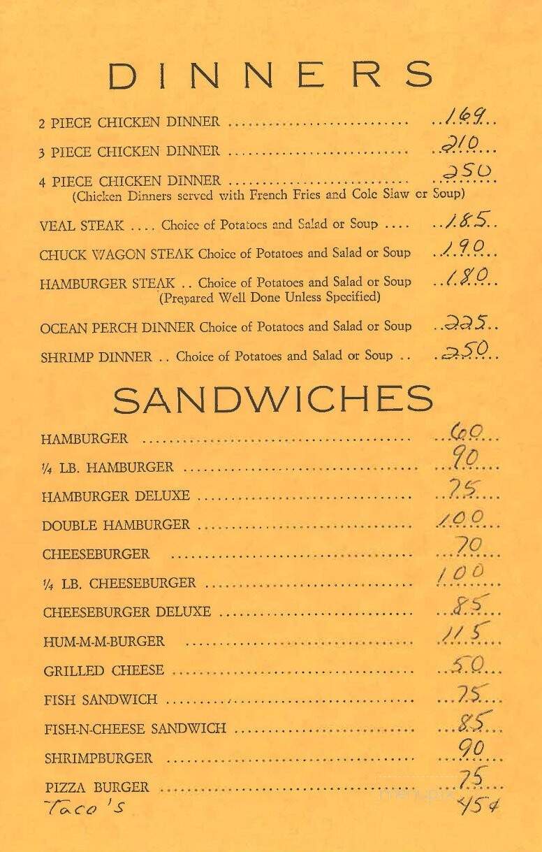 Baker Boy Bake Shop Inc - Dickinson, ND menu_pic