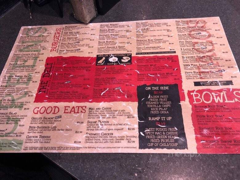 Louie's On The Lake - Oklahoma City, OK menu_pic