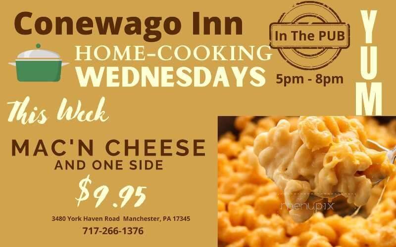 Conewago Inn - Manchester, PA menu_pic