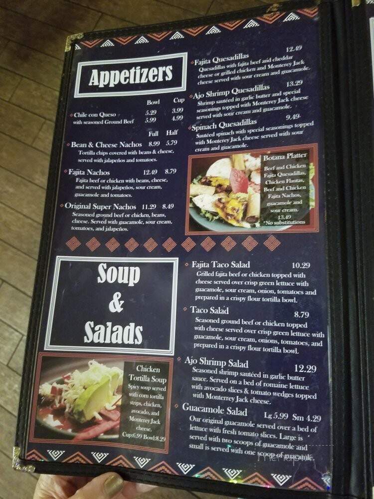 El Paseo Mexican Restaurant - Azle, TX menu_pic