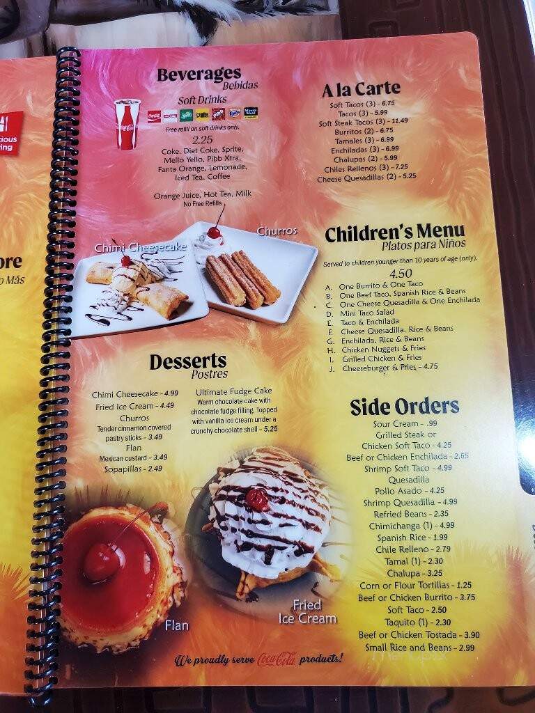 Los Tres Magueyes - Danville, VA menu_pic
