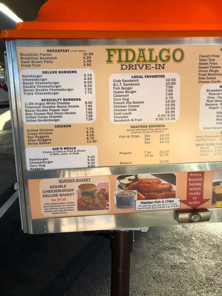 Fidalgo Drive-Intaurant - Anacortes, WA menu_pic