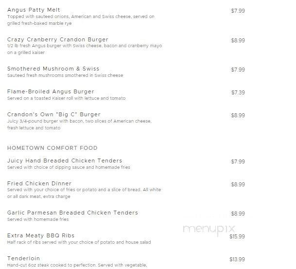 La Fetta Restaurant & Bakery - Crandon, WI menu_pic