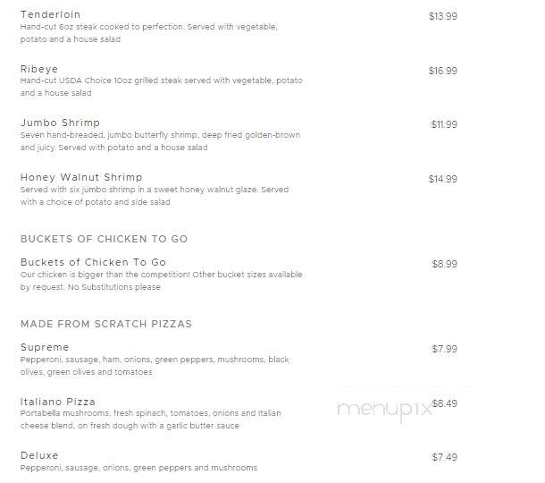 La Fetta Restaurant & Bakery - Crandon, WI menu_pic