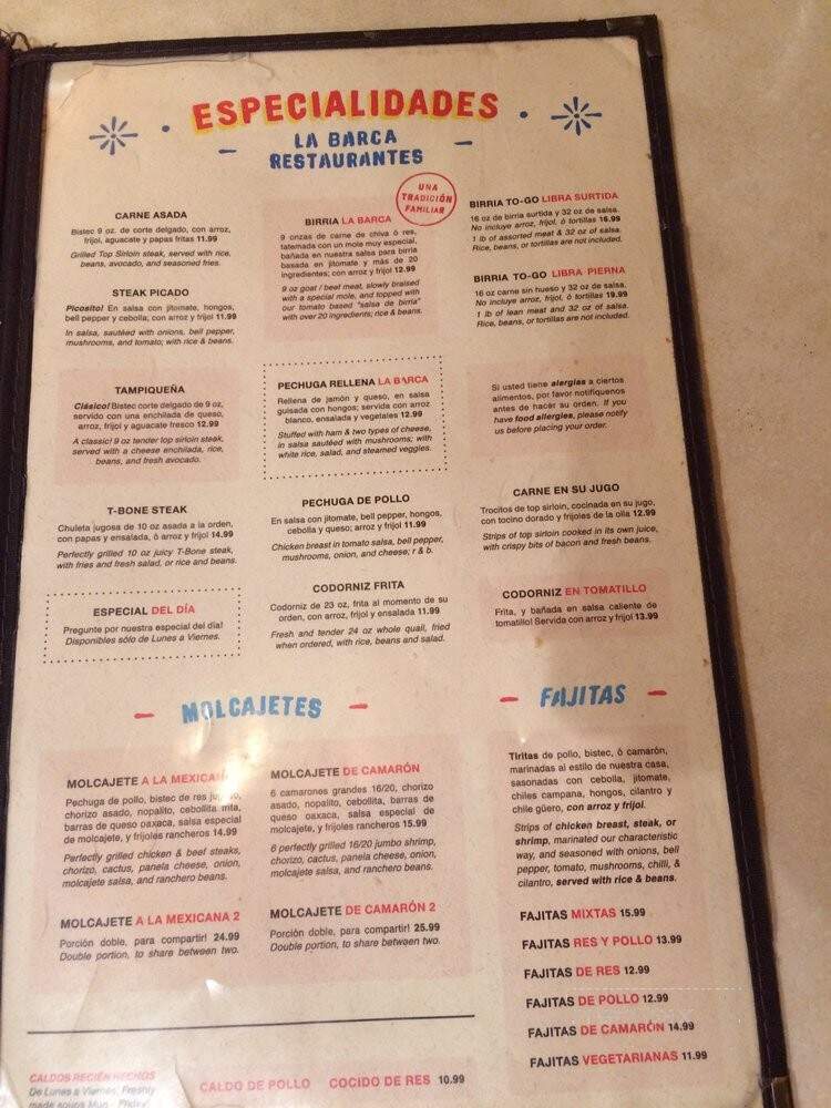 Birrieria La Barca Jalisco - El Monte, CA menu_pic