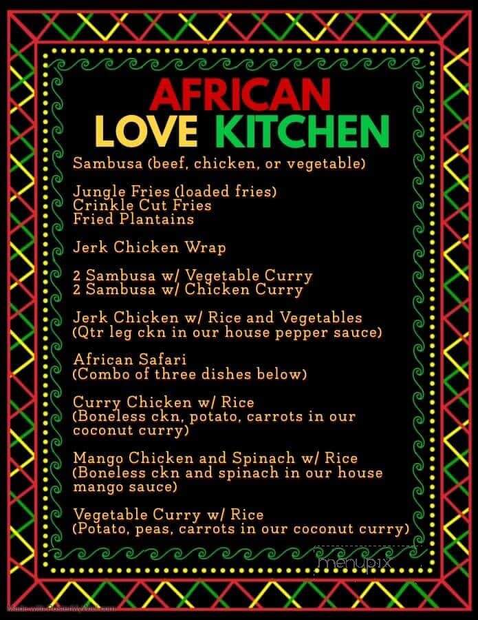 african love kitchen - Saint Augustine, FL menu_pic