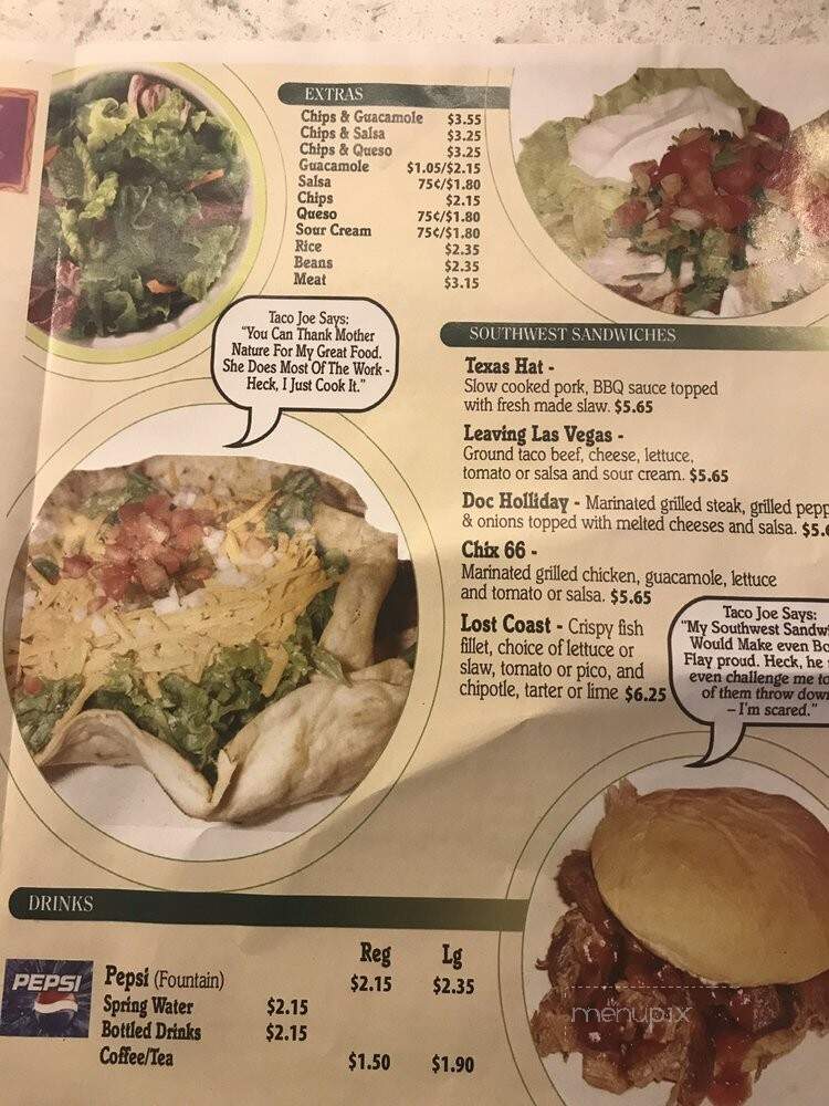 Taco Joe's - Levittown, NY menu_pic