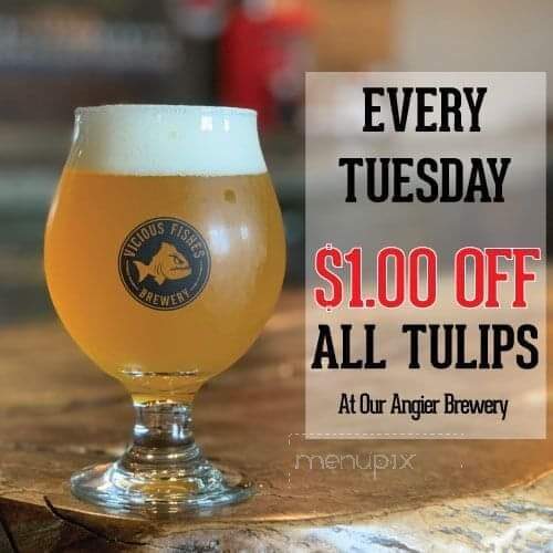 Vicious Fishes Brewery - Angier, NC menu_pic