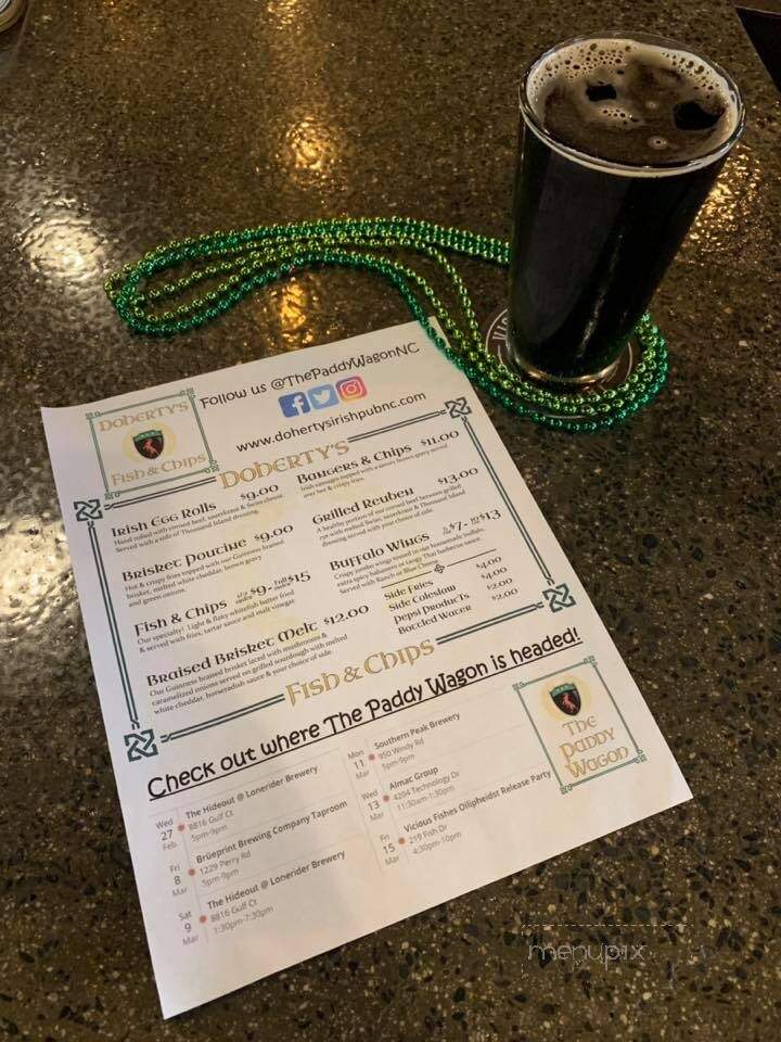 Vicious Fishes Brewery - Angier, NC menu_pic