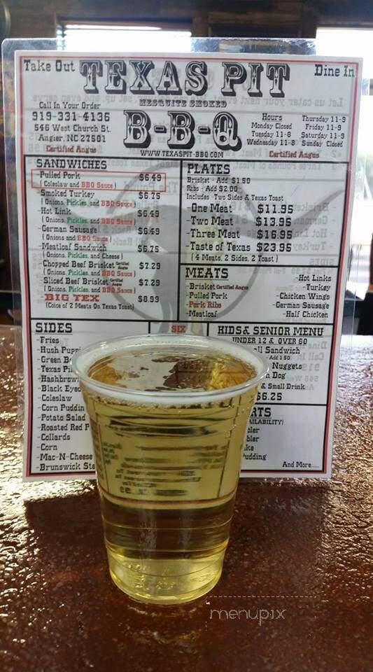 Vicious Fishes Brewery - Angier, NC menu_pic
