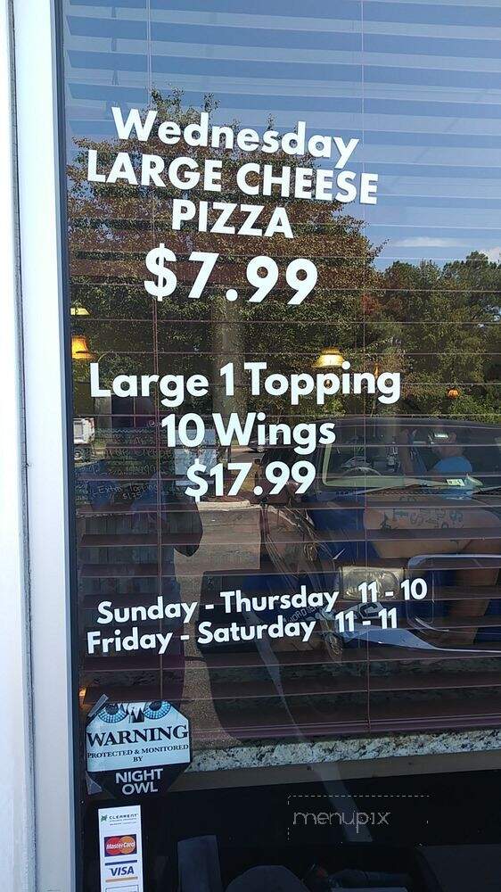 Anna's Pizza Pasta & Subs - Highland Springs, VA menu_pic