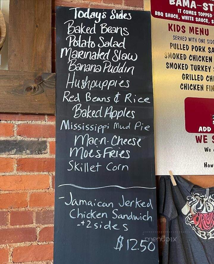 Moe's Original Bar B Que - Newark, OH menu_pic