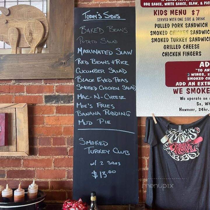 Moe's Original Bar B Que - Newark, OH menu_pic