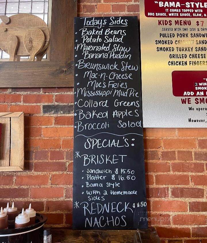 Moe's Original Bar B Que - Newark, OH menu_pic