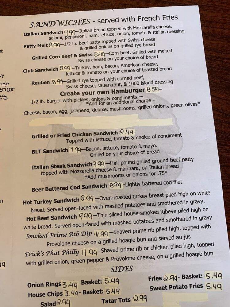 Suzie Q's Breakfast Nook - Bay City, MI menu_pic