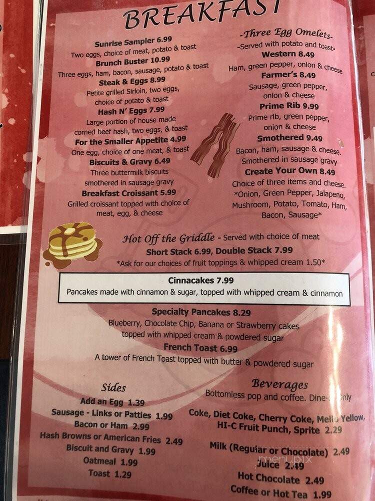 Suzie Q's Breakfast Nook - Bay City, MI menu_pic