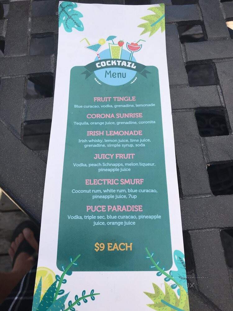 Sandbar Waterfront Grill - Lakeshore, ON menu_pic