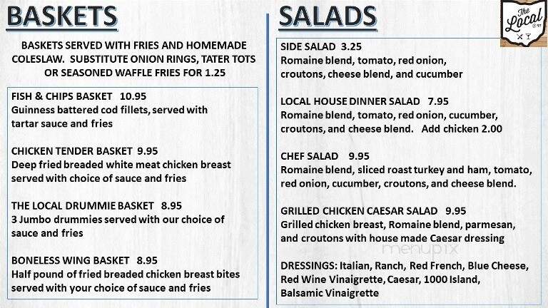 The Local @97 - Lexington, OH menu_pic