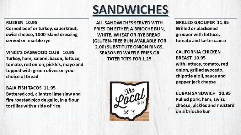 The Local @97 - Lexington, OH menu_pic