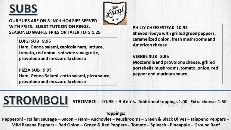 The Local @97 - Lexington, OH menu_pic