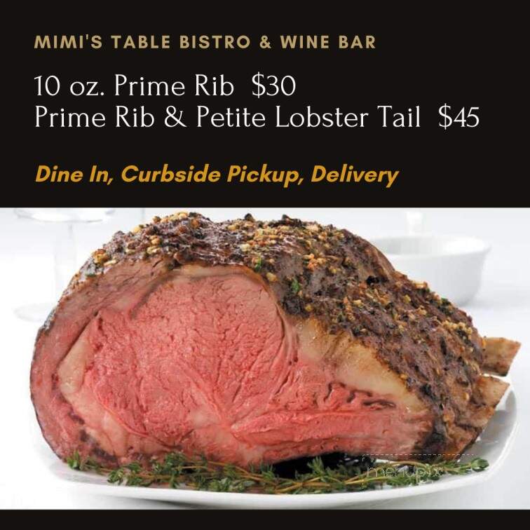 Mimi's Table - Tallahassee, FL menu_pic