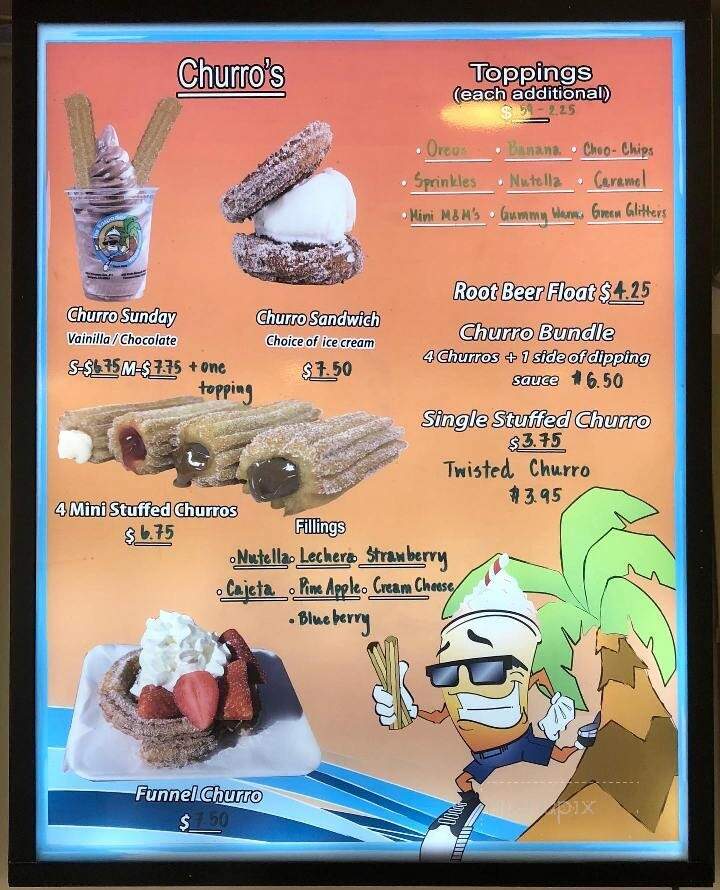 The Raspado House - Thousand Oaks, CA menu_pic