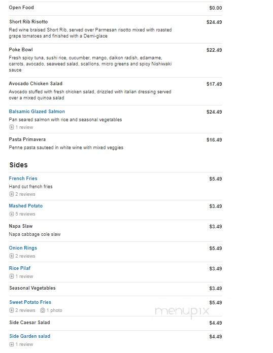 The Millers Tavern - Methuen, MA menu_pic