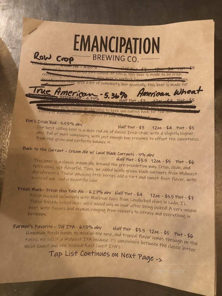 Emancipation Brewing Co. - Fairbury, IL