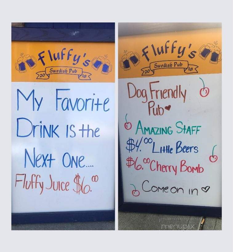 Fluffy's Swedish Pub - Leavenworth, KS menu_pic