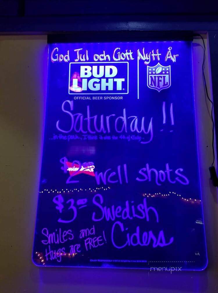 Fluffy's Swedish Pub - Leavenworth, KS menu_pic
