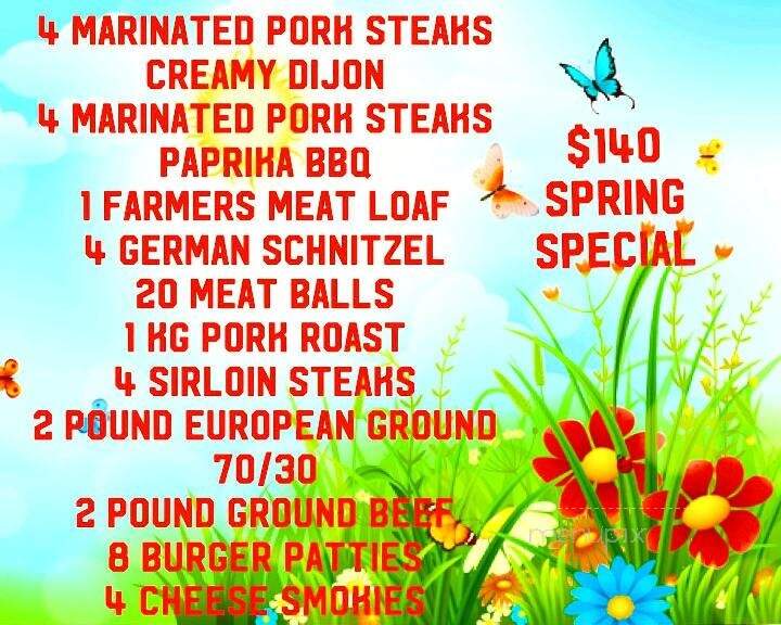 Messinger Meats - Red Deer, AB menu_pic