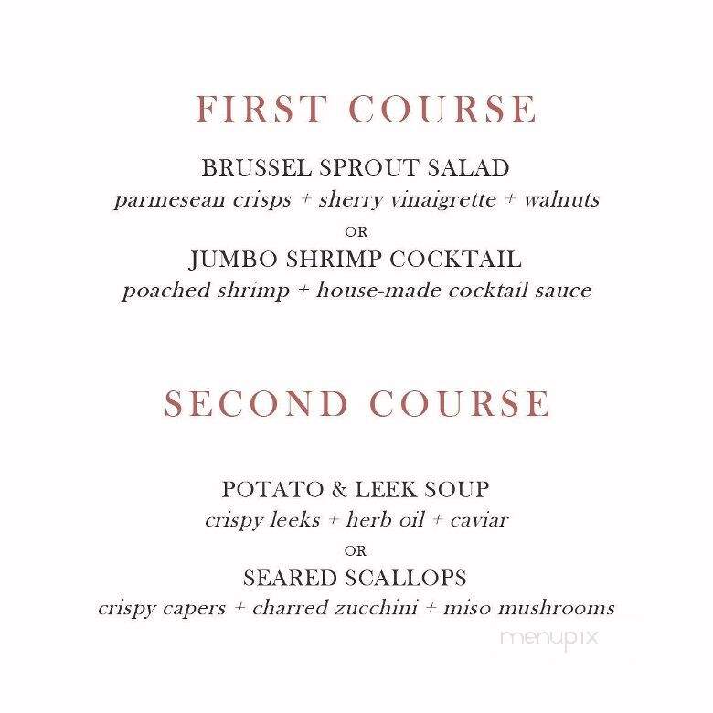 The Restaurant at Baron's Cove - Sag Harbor, NY menu_pic