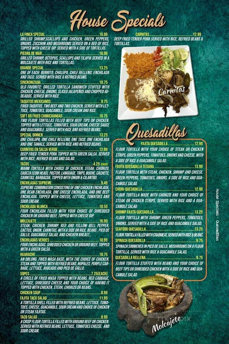 Las Penas Mexican Grill 2 - Mogadore, OH menu_pic