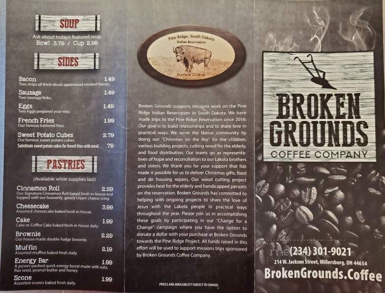 Broken Grounds Coffee - Millersburg, OH