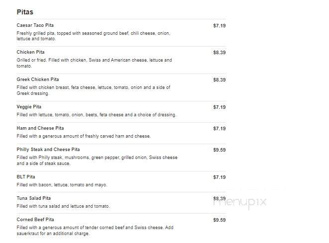 Caesars Coney n Grill - Southgate, MI menu_pic